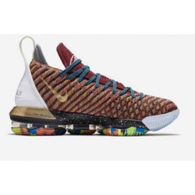 Nike Erkek Lebron 16 Renkli Basketbol Ayakkabısı Türkiye - E2JU07FS